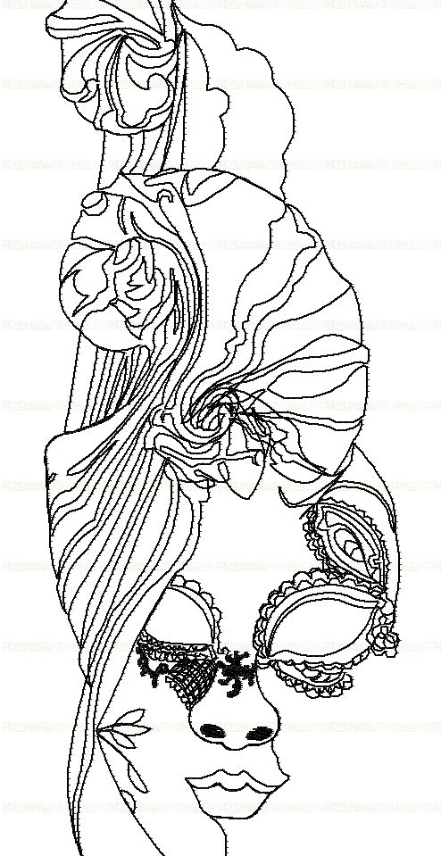large-twist-redwork-mask-embroidery